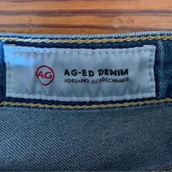 AG Adriano Goldschmied Super Skinny Ankle Light Blue Denim Size 26 R - Picture 6 of 10